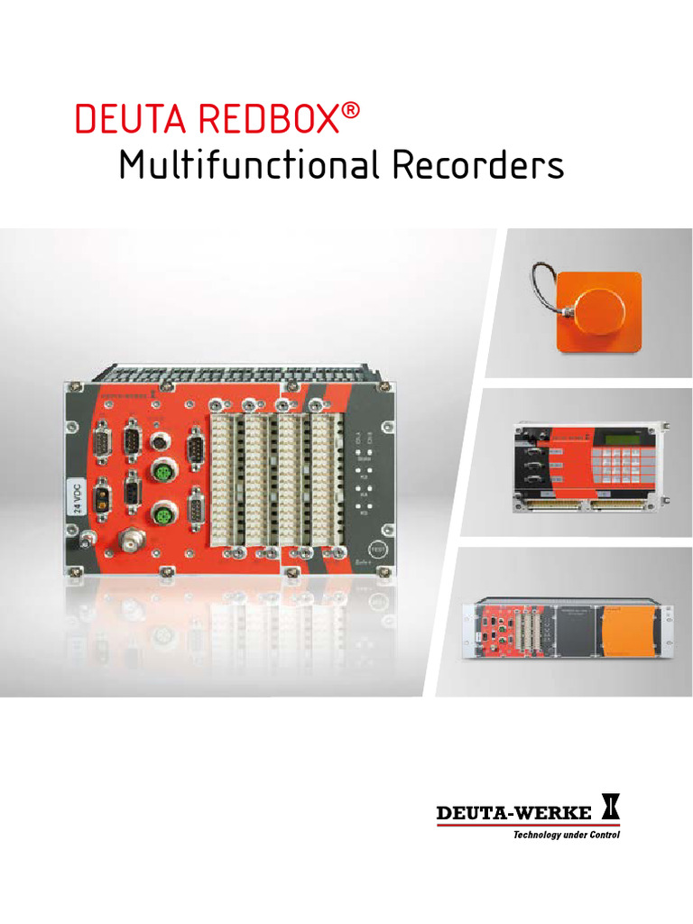 Deuta Redbox Multifunctional Recorders en | PDF | Usb | Input/Output