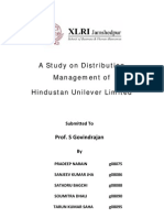 12950828 Distribution Management of Hindustan Unilever Ltd