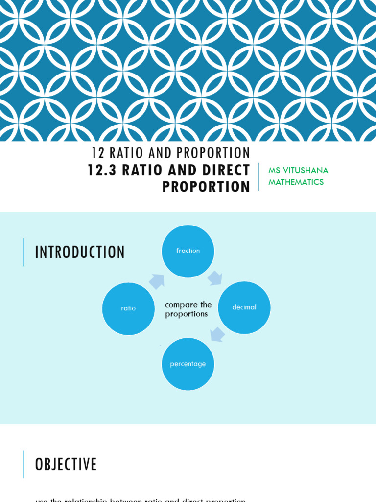 12.3 Ratio and Direct Proportion - 11.00.12 | PDF