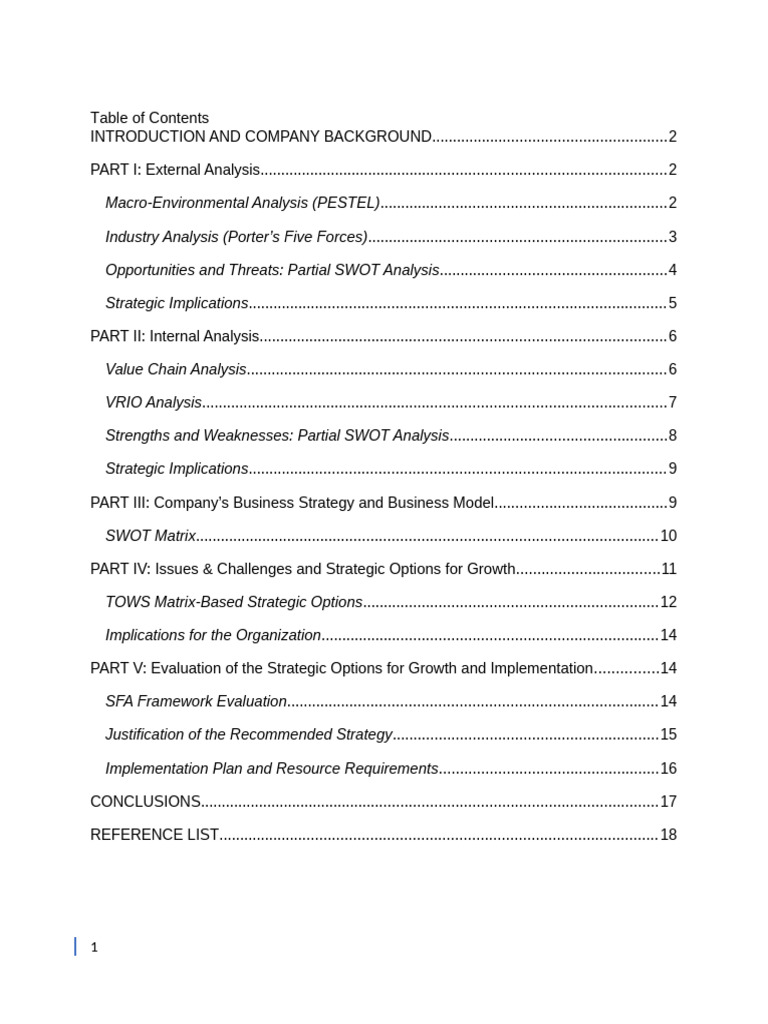 Louwman Group Strategic Analysis Report | PDF | Swot Analysis ...