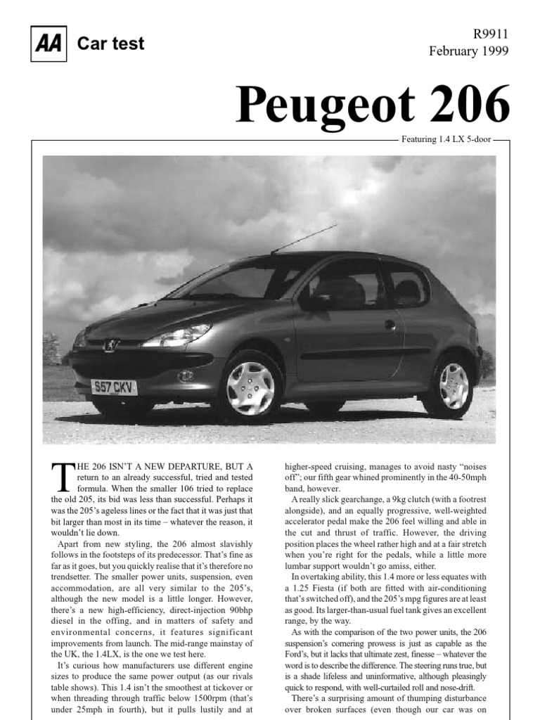 Peugeot 206 1.4 16V im Fahrbericht