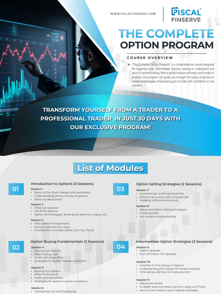 Comprehensive Options Trading Course | PDF | Greeks (Finance) | Option ...