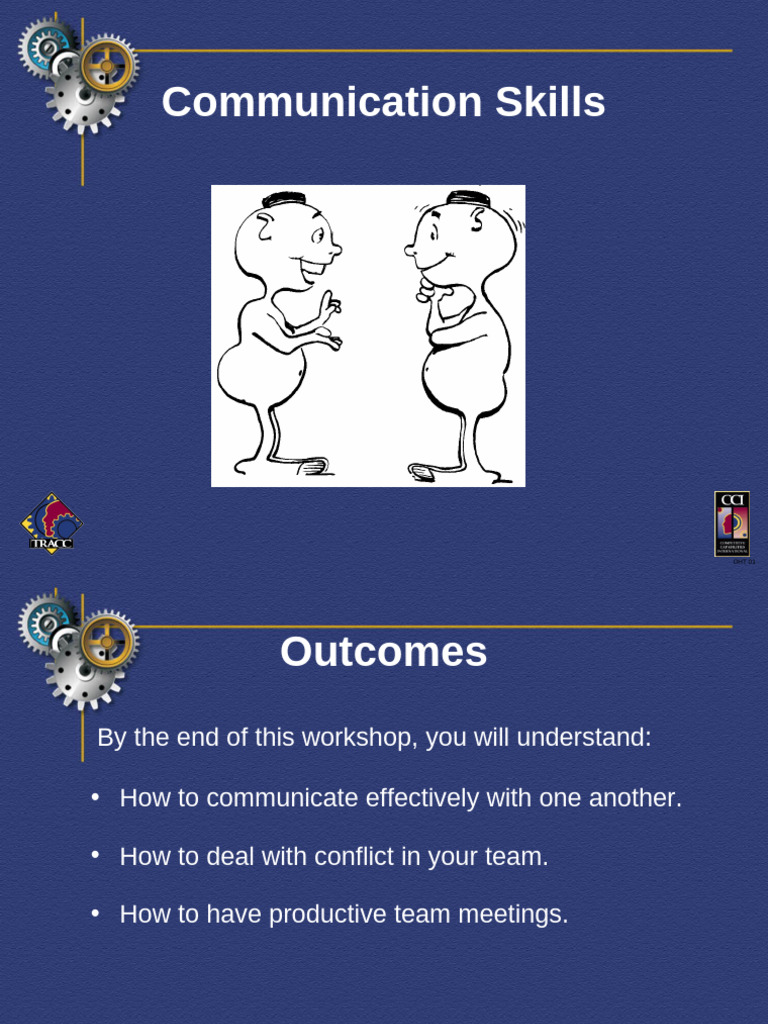 Communication Skills Workshop-Colour OHTs | PDF | Communication ...