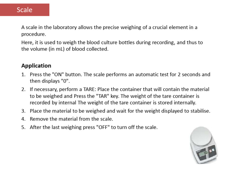 Laboratory Scale Weighing Procedure | PDF