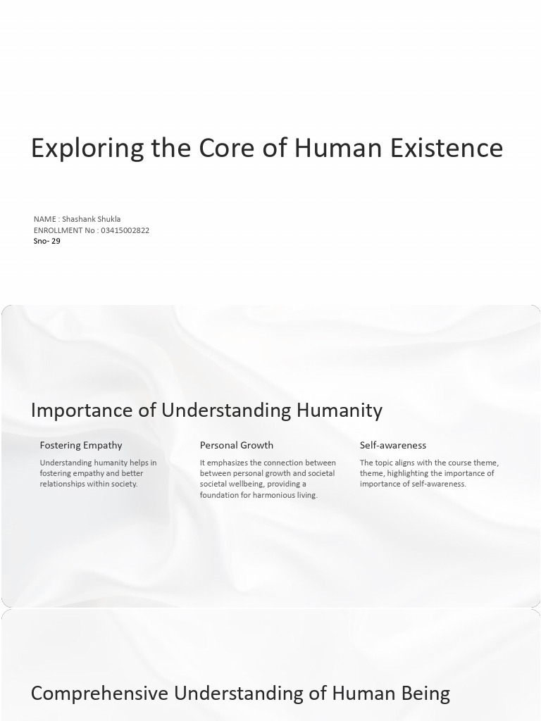 Exploring The Core of Human E | PDF | Personal Development | Well Being