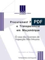 O caso dos scanners de inspeção não intrusiva: análise do processo de procurement em Moçambique