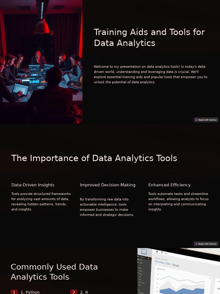 Training Aids and Tools For Data Analytics | PDF | Data Analysis ...