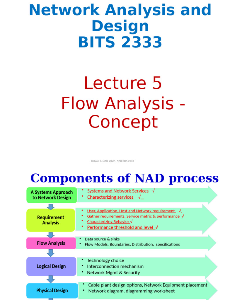 Flow Analysis in Network Design | PDF | Computer Network | Client ...