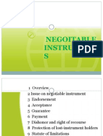Negotiable Instruments: Key Concepts and Parties
