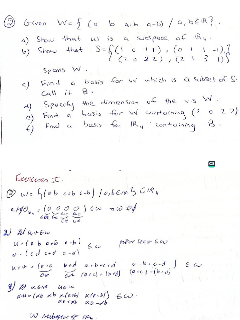 Exercises 1 - Q2 | PDF
