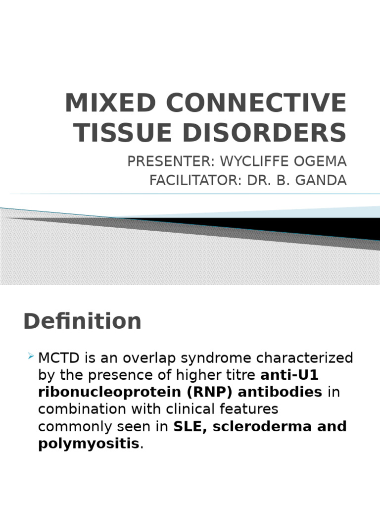 Understanding Mixed Connective Tissue Disease | PDF | Diseases And ...