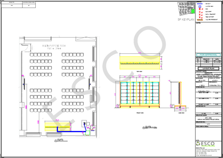 Video Conferencing Upgrade Layout Plan | PDF