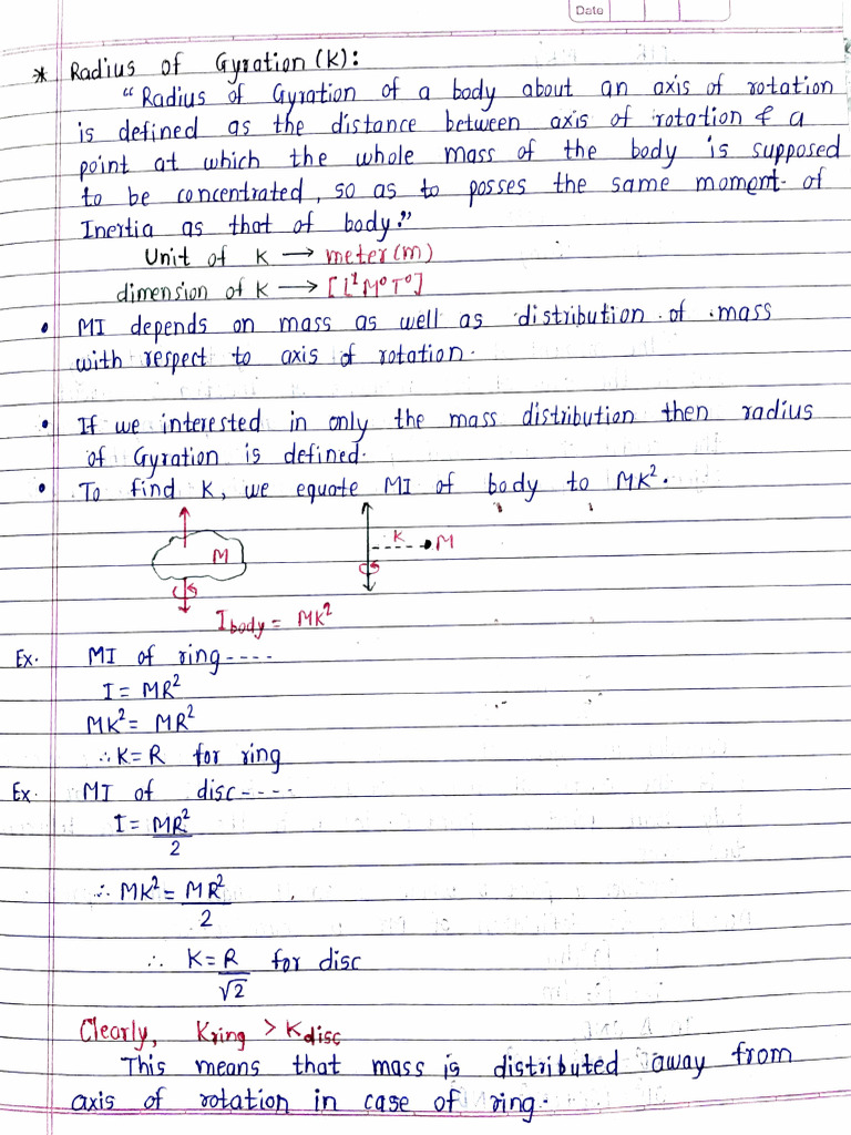 Rotational Dynamics Class 12 Notes | PDF | Torque | Rotation