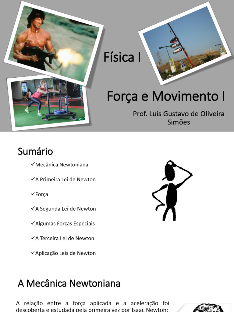 Forças e Movimento na Mecânica Newtoniana | PDF | Leis do Movimento de ...