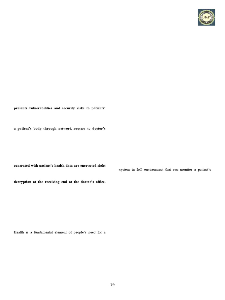 Data Security In Healthcare Using Iot Pdf Internet Of Things