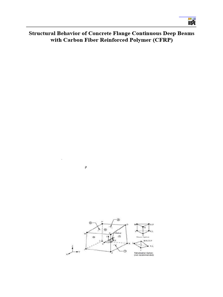 64-Structural Behavior of Concrete Flange Continuous Deep Beams | PDF ...