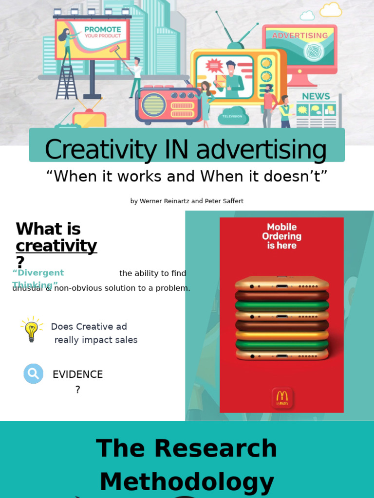 Creativity In Advertising 20250421 085410 0000 Pdf Creativity