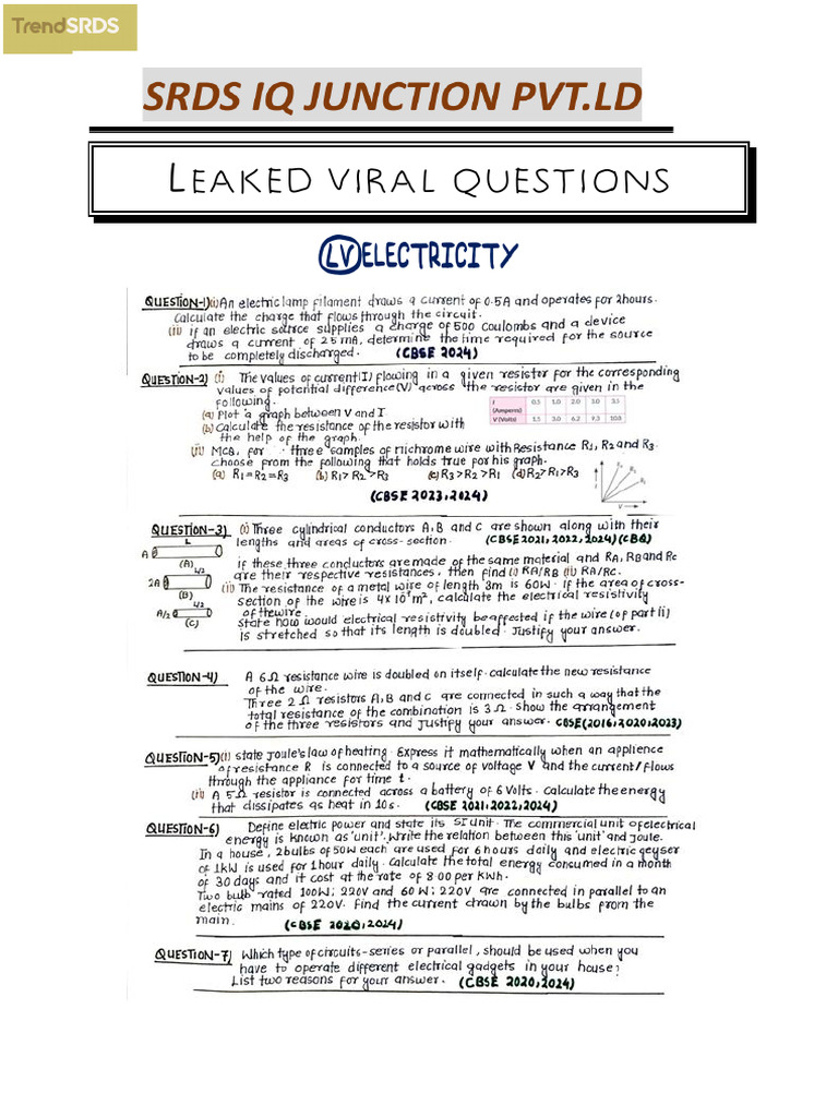 Class 10 Science Chapter Notes PDF | PDF