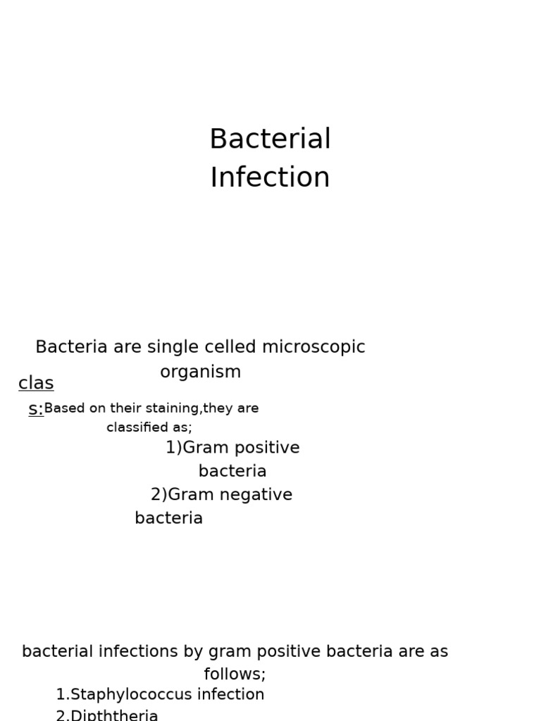 Bacterial Infection13 | PDF | Bacteria | Pseudomonas Aeruginosa