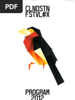 Download Clandstn FstvlX Program 2012 by Clandestino Festival SN87335883 doc pdf