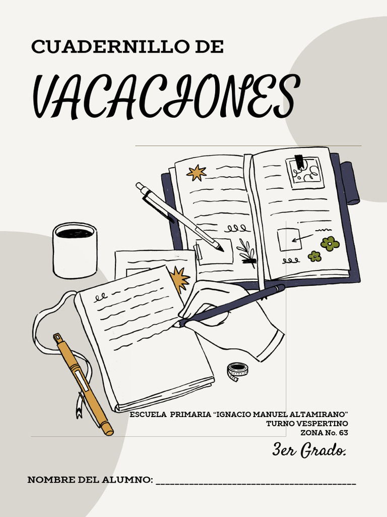 Cuadernillo de Vacaciones 3er Grado | PDF | Agua | Volcán