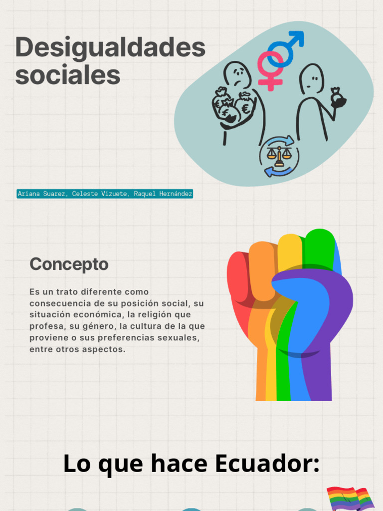 Desigualdad social en Ecuador | PDF | Desigualdad social ...