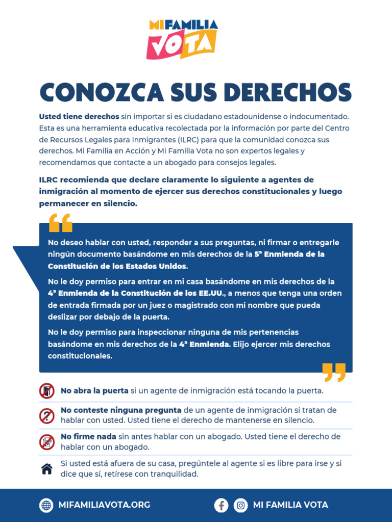 Derechos Migratorios Esenciales | PDF | Documentos legales | Gobierno