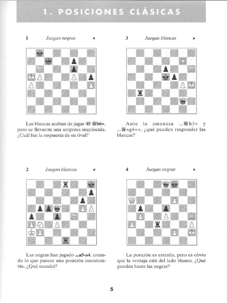 Estrategias de Defensa en Ajedrez | PDF | Ajedrez | Juegos de ...