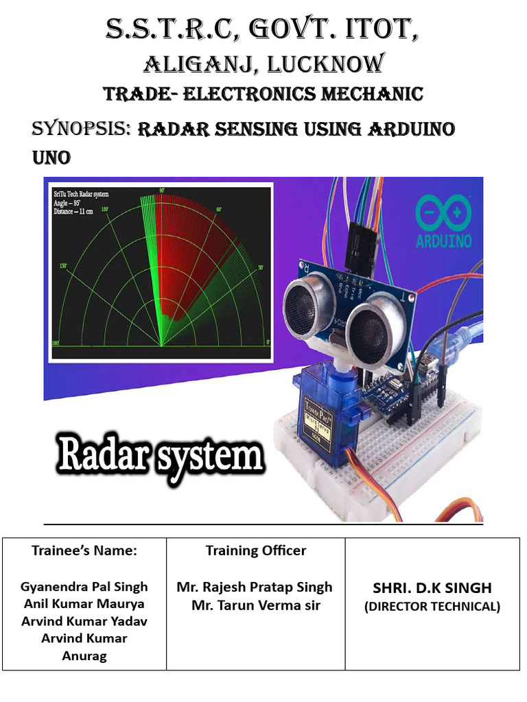 Arduino Radar Sensing Project Guide | PDF | Radar | Information And ...