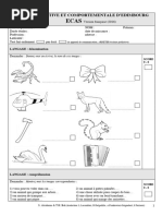 Test MoCA Version 8.3 en Français | PDF