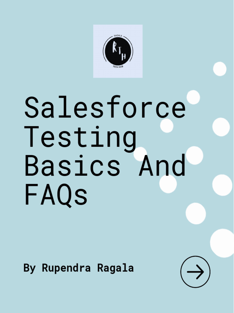 Salesforce Testing Basics and FAQs | PDF | Software Testing | Computing