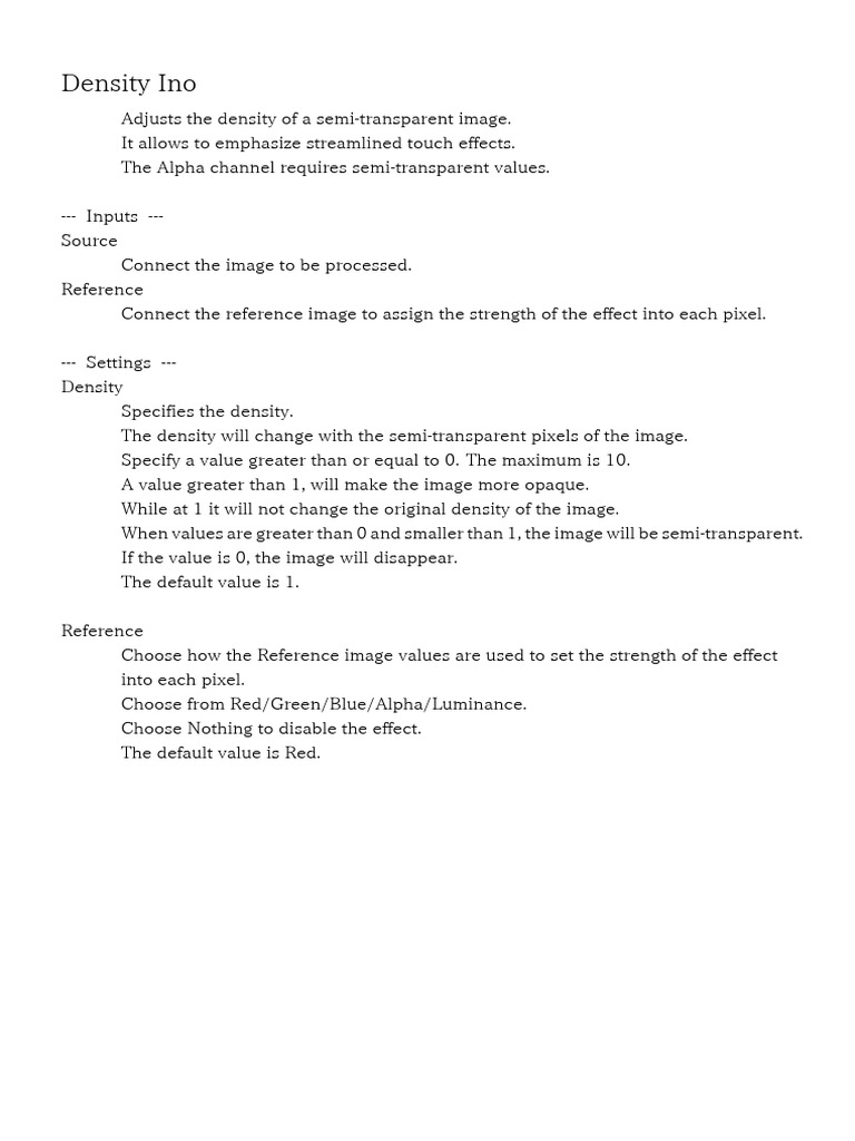 Adjusting Semi-Transparent Image Density | PDF