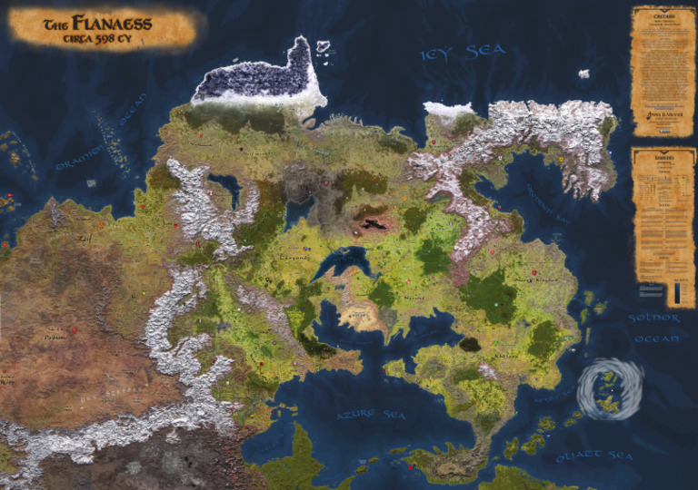 Flanaess Map CMYK | PDF