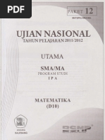 Download Naskah Soal Prediksi Un Matematika Sma Program Ipa 2012 Paket 12 by Patrik Vinsensius SN87338633 doc pdf