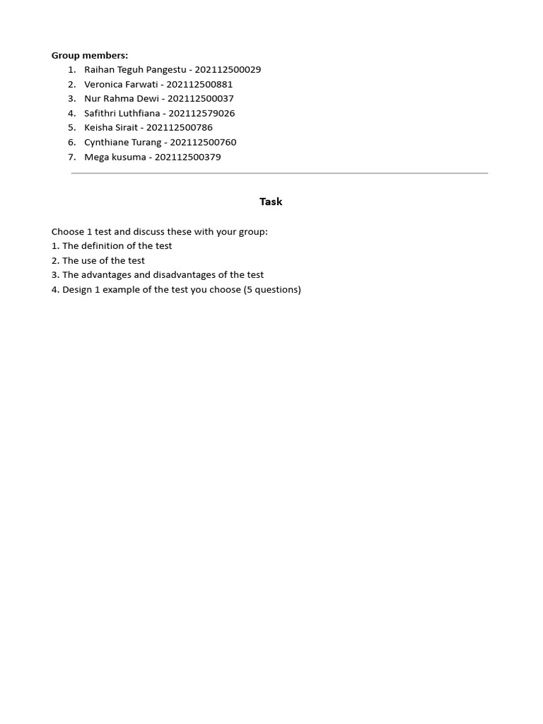 Proficiency Test Overview and Example | PDF | Educational Assessment ...