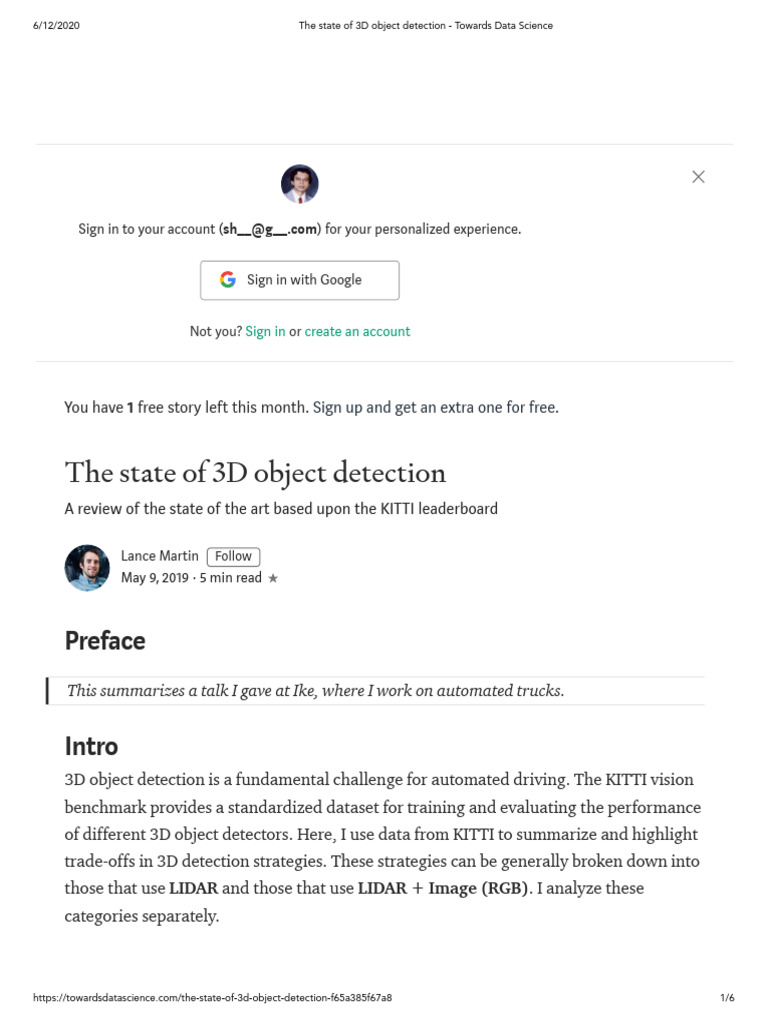 3D Object Detection Techniques Overview | PDF | Lidar | Rgb Color Model