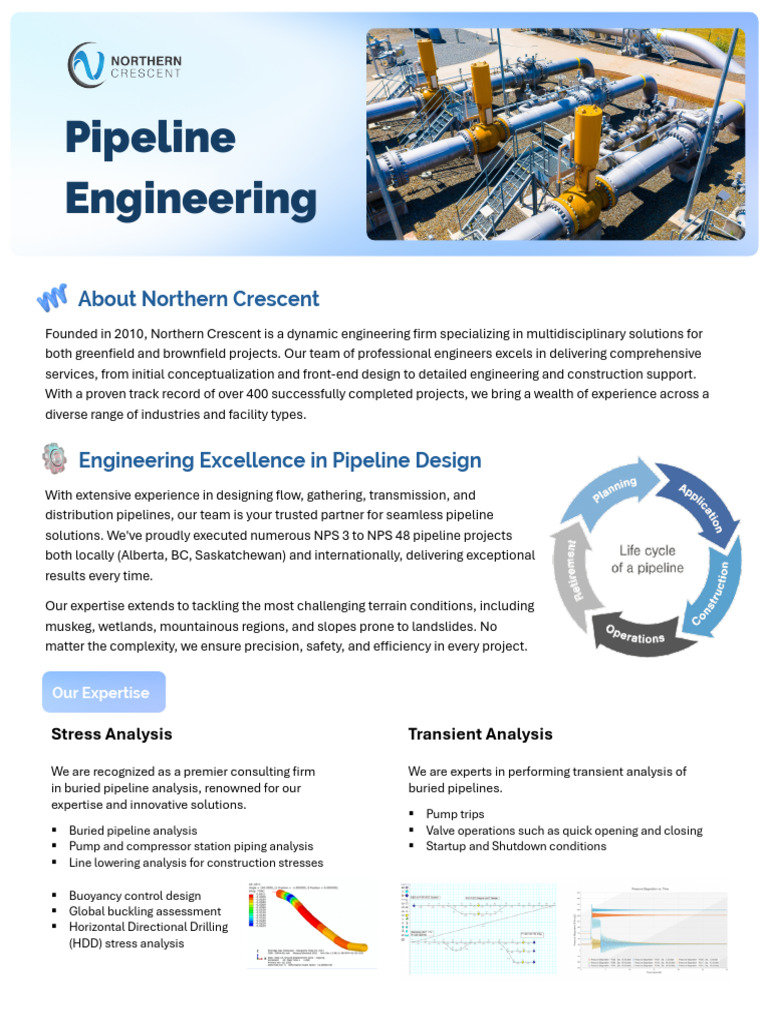 Pipeline Engineering Solutions Overview | PDF | Fracture | Fracture ...