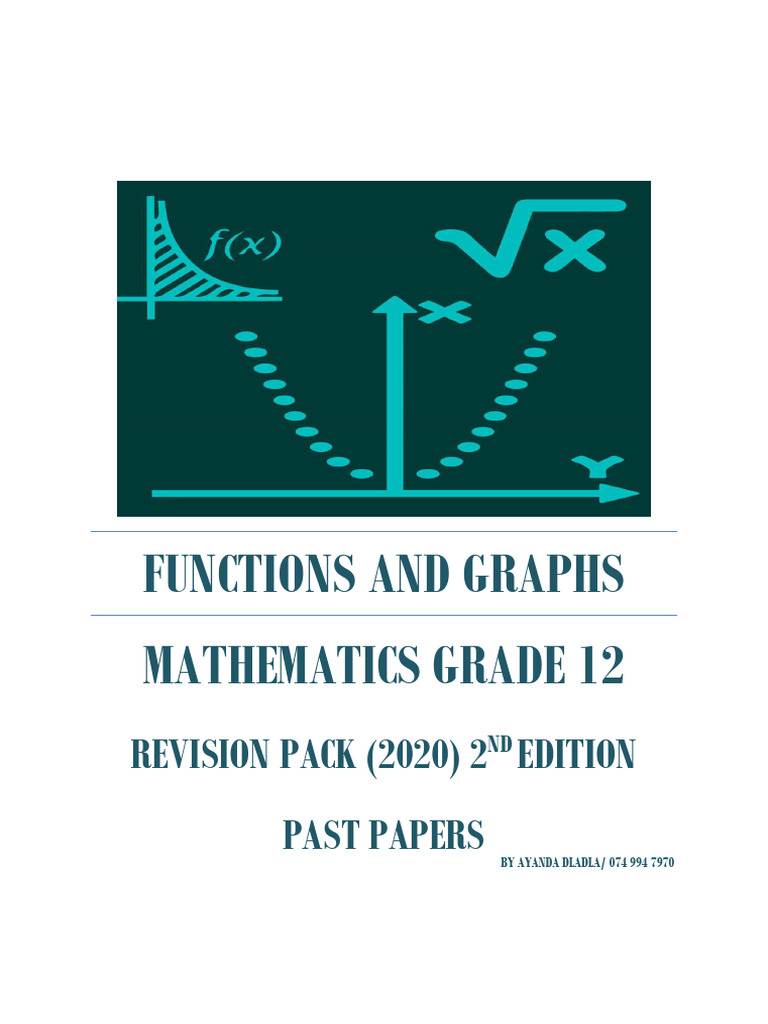 Grade 12 Functions and Graphs Revision | PDF | Graph Theory | Discrete ...