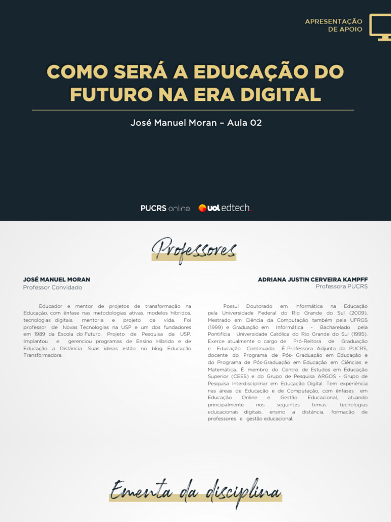 Educação do Futuro na Era Digital | PDF | Aprendizado | Pedagogia