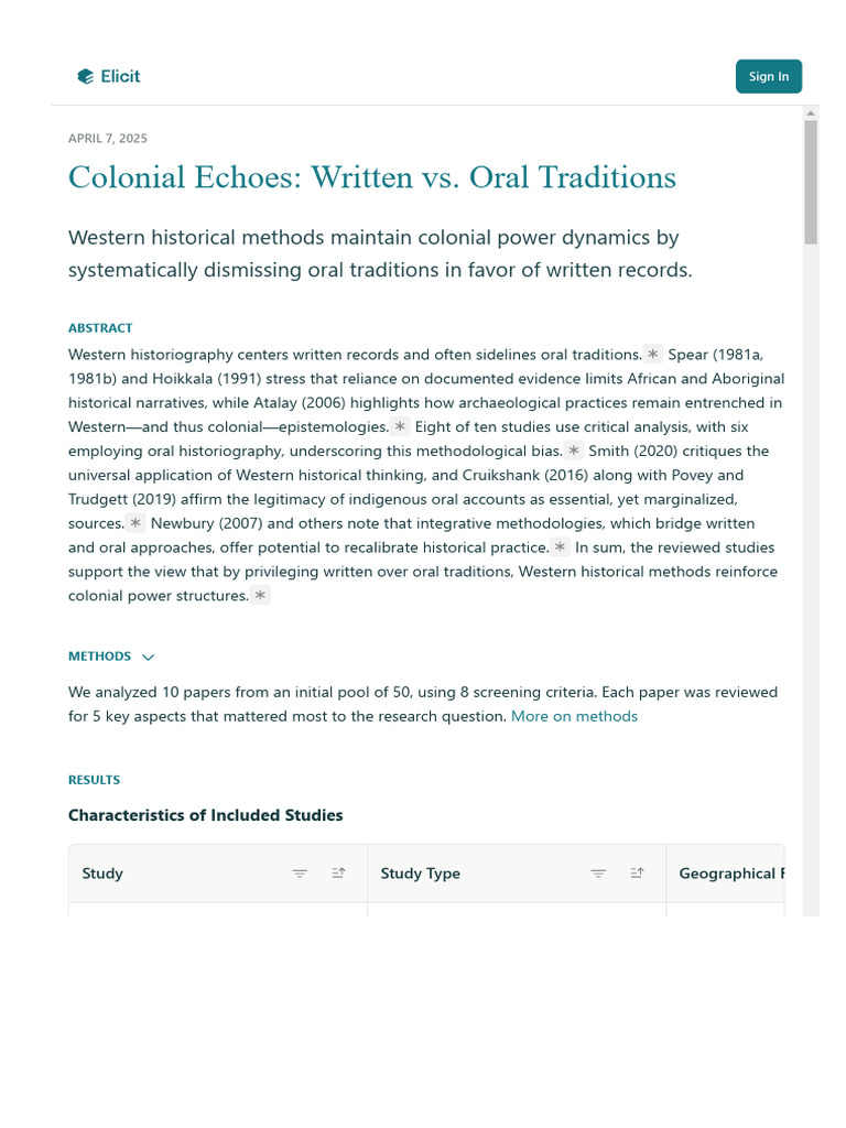 Colonialism in Historical Narratives | PDF | Critical Thinking ...