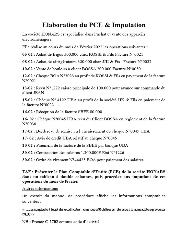 PCE & Imputation | PDF