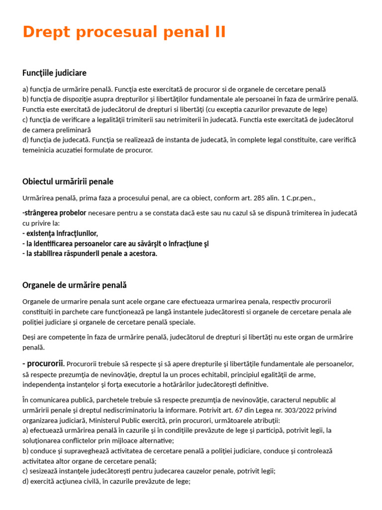Procedura Penala | PDF
