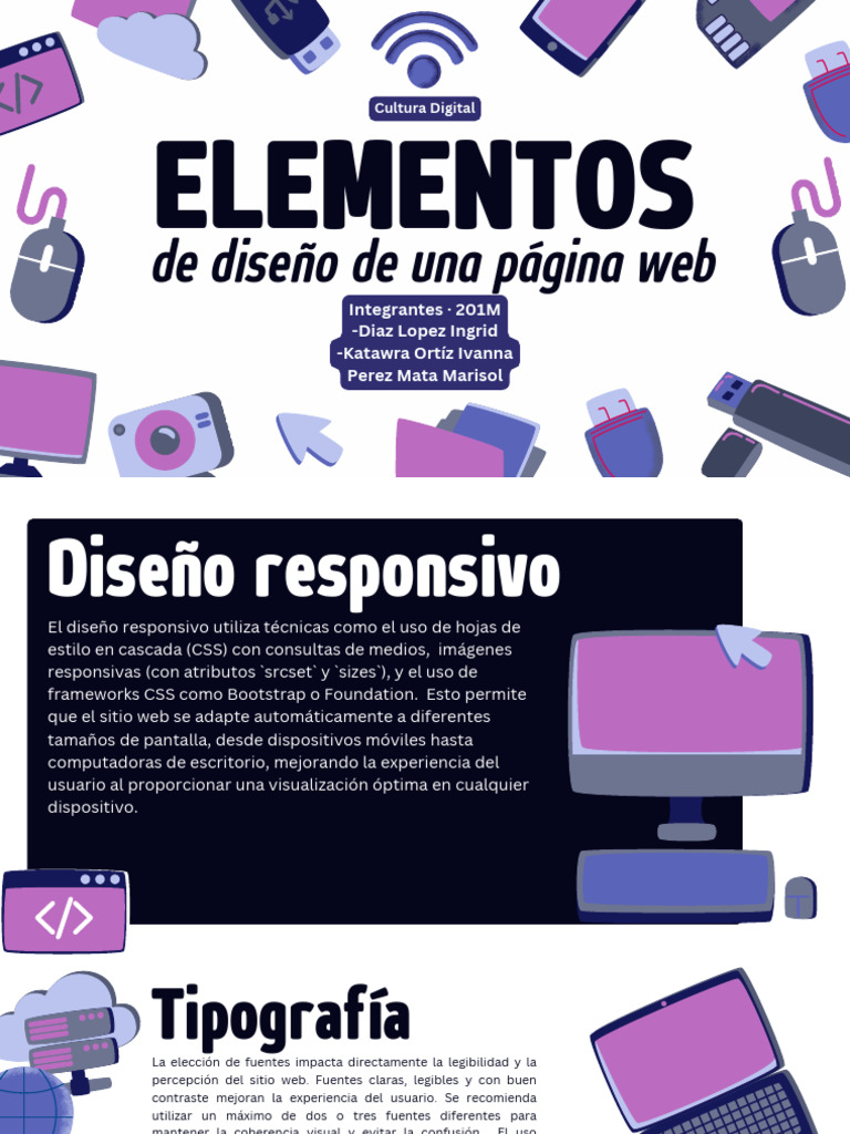Elementos Clave en Diseño Web Efectivo | PDF | Usabilidad ...