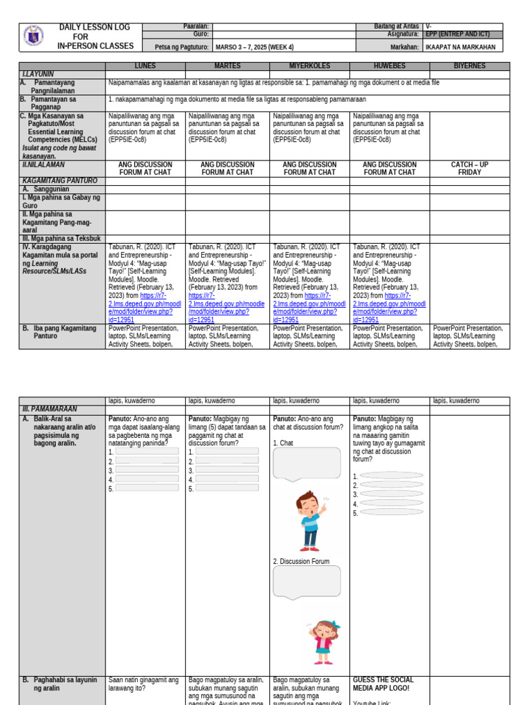 Q4 - Ict - DLL - Week 4 | PDF