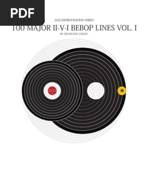 Jazz Improvisation Series 100 II V I Jazz Lines VOL I by JK
