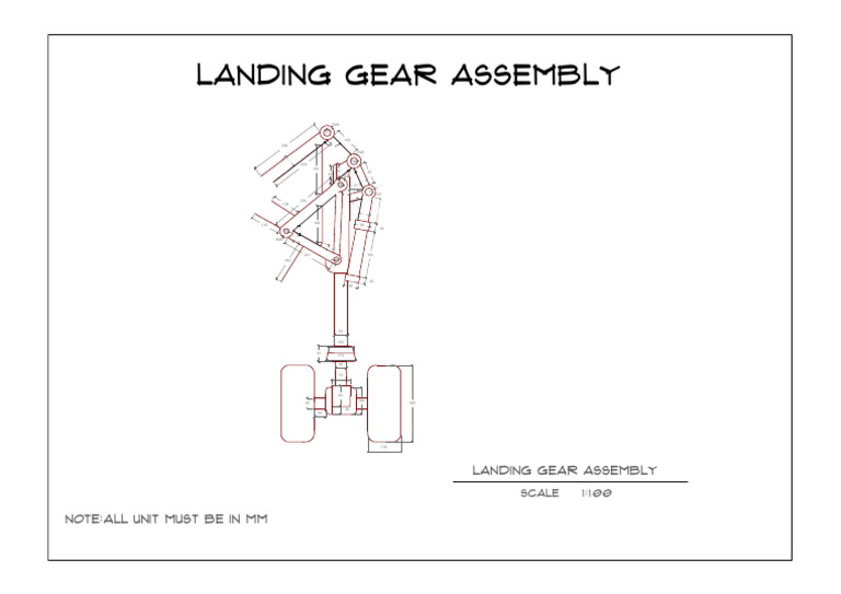 Landing Gear Assembly Copy Model | PDF
