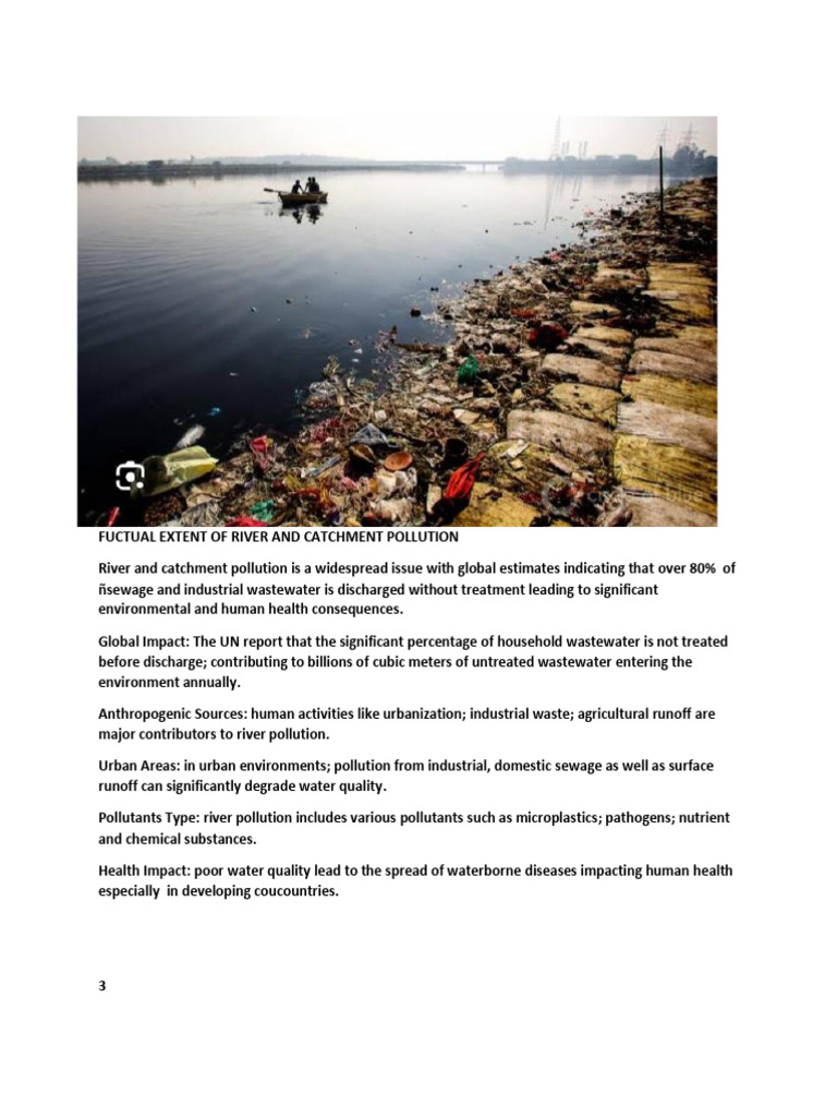 River Pollution: Causes and Effects | PDF