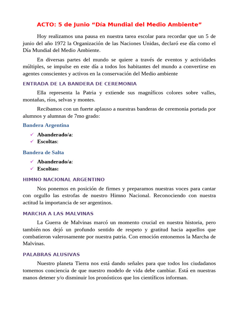 Día Mundial del Medio Ambiente 2023 | PDF | Entorno natural