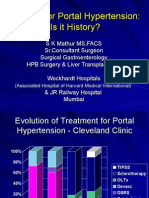 Surgery for Portal Hypertension: A Historical Perspective