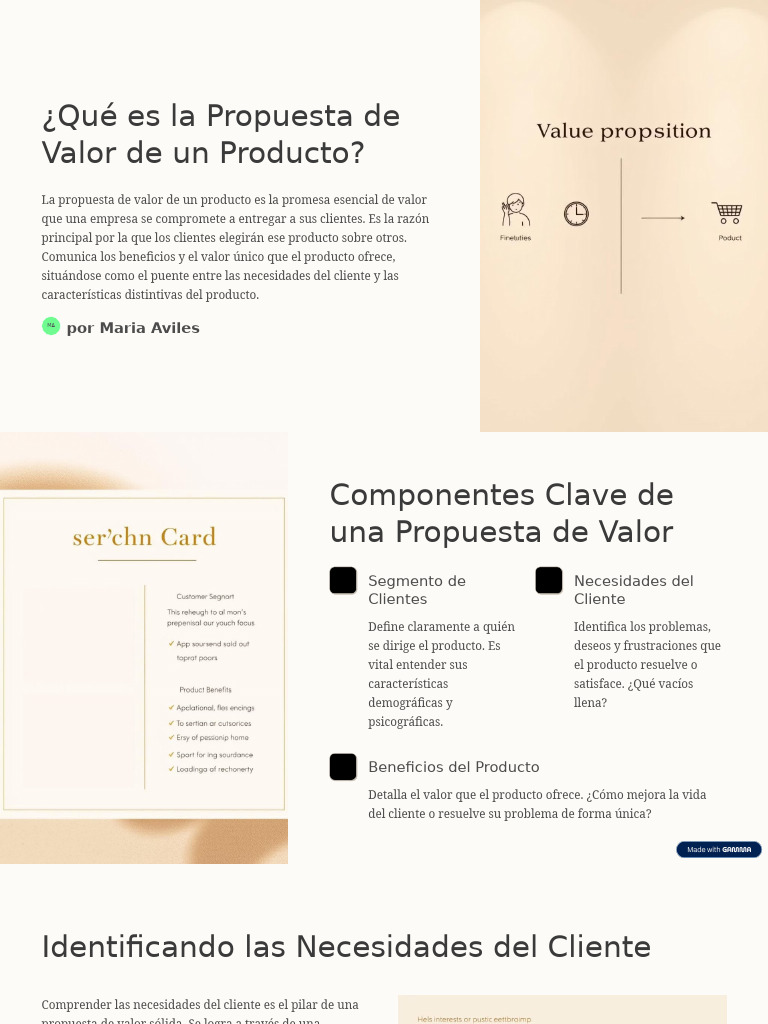 Propuesta de Valor: Claves y Ejemplos | PDF | Producto (Negocio) | Cliente